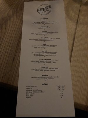 Menu photo 4 Fugazzi Pizza Montreal, QC Menu photo 4 Fugazzi Pizza Montreal, QC