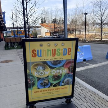Sunnyside All Day Brunch Cafe - Signage - Pancakes Near Me - Boston, Massachusetts Sunnyside All Day Brunch Cafe - Signage - Pancakes Near Me - Boston, Massachusetts