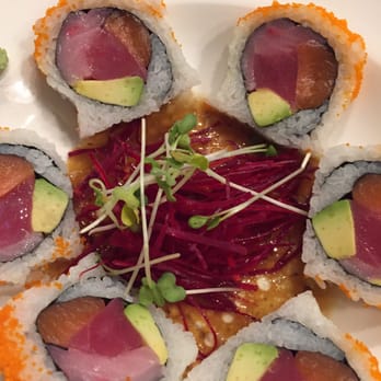 Midori Sushi - Crazy horse roll. So pretty and delicious! - Japanese Near Me - Austin, Texas Midori Sushi - Crazy horse roll. So pretty and delicious! - Japanese Near Me - Austin, Texas