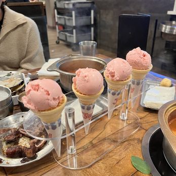 Superhot Hotpot & Korean BBQ - Strawberry icecream - Korean Near Me - Mountain View, California Superhot Hotpot & Korean BBQ - Strawberry icecream - Korean Near Me - Mountain View, California