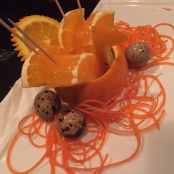 Oceano Sushi - Julio is so creative with his orange lol. It's a tuckyyyyyyyyy - Sushi Bars Near Me - Bothell, Washington