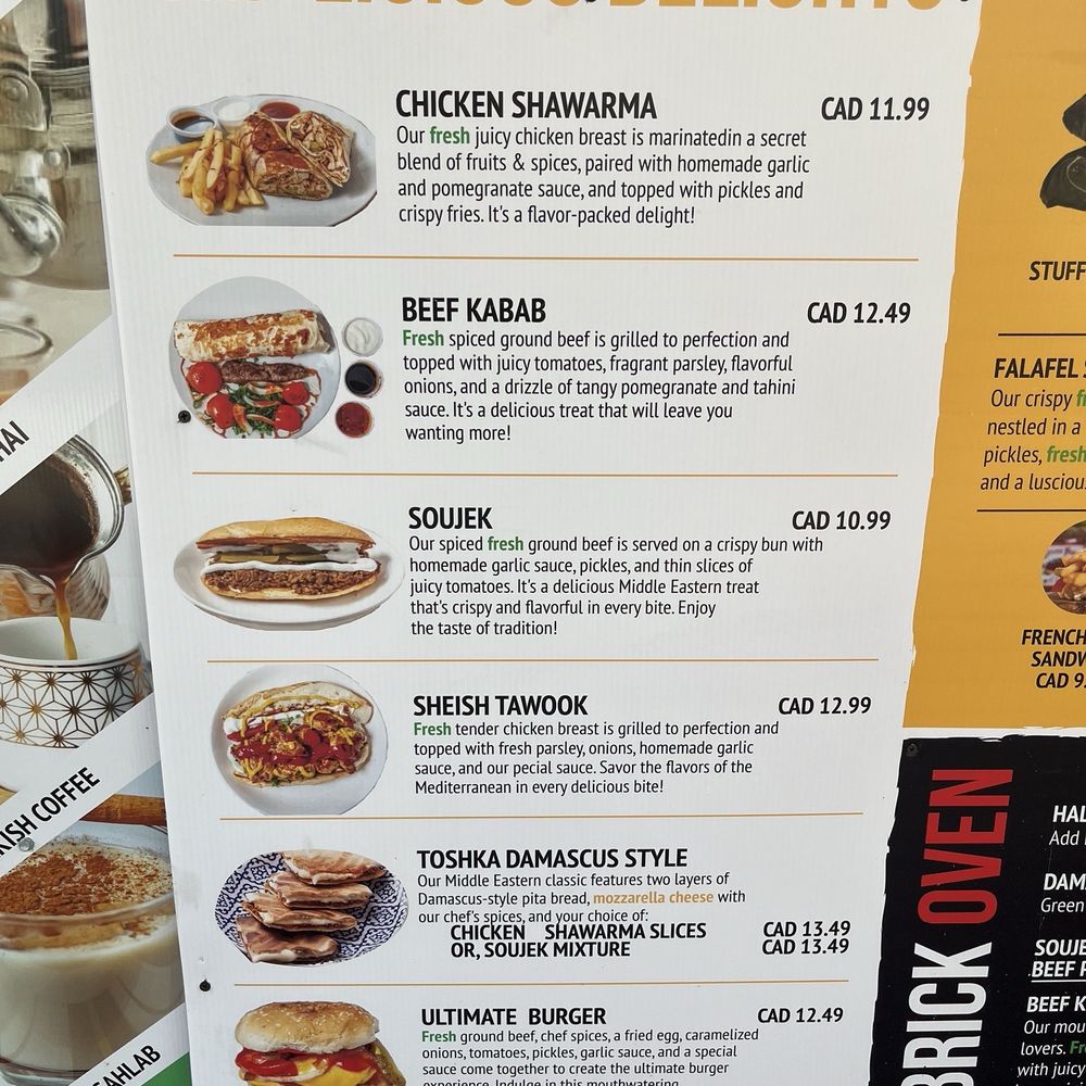 Chef Harwash - Menu - Mediterranean Near Me - Toronto, Ontario
