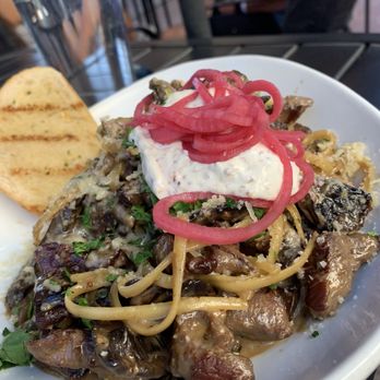 Riviera Scratch Kitchen - Beef stroganoff - New American Near Me - Glenwood Springs, Colorado