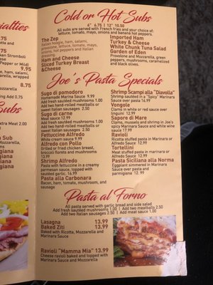 Menu photo 3 Joe's Place Woodbridge, VA