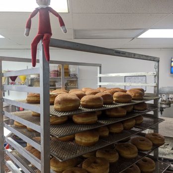Jason's Donuts - Elf on the shelf helping out - Donuts Near Me - Eagle River, Alaska
