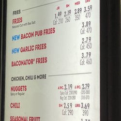 Wendy's - Garlic bread fries that are one price on the marquee and something else when they ring you up!