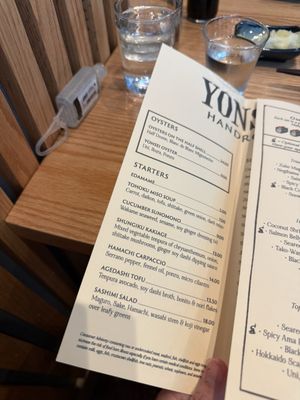 Menu photo 2 Yonsei Handrolls Albany, CA Menu photo 2 Yonsei Handrolls Albany, CA