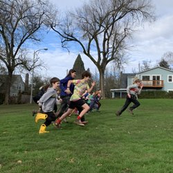 Puddletown Montessori School - Rather than play on campus, learners older than kindergarten walk to a local park daily for outside time.