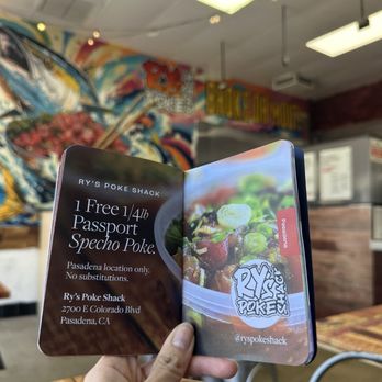 Ry's Poke Shack - Mysgv Passport First Check in - Hawaiian Near Me - Pasadena, California Ry's Poke Shack - Mysgv Passport First Check in - Hawaiian Near Me - Pasadena, California