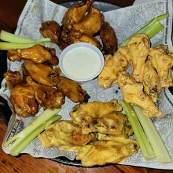 Hurricane Grill & Wings - Cyclone wings, gold rush, hot honey, and somethinf that was soy sauce based and good