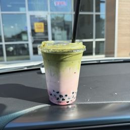 iced Strawberry Matcha