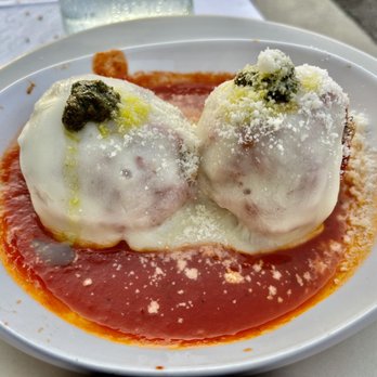 Spiaggetta - Two handmade Meatballs of pork, veal and beef (Marinara sauce) very tasty and moist - Italian Near Me - Stone Harbor, New Jersey