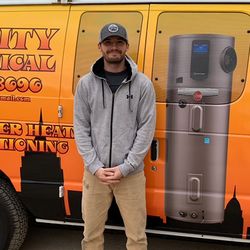 Sun City Mechanical - Our service technician Tyler Davidson with his service van!