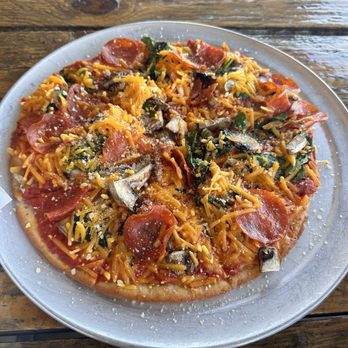 Earl's - Vegan Pizza added pepperoni - American Near Me - Winston-Salem, North Carolina