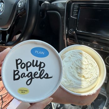 PopUp Bagels - Plain 3 Pack of Bagels & 1 Schmear - Bagels Near Me - Mountain Brook, Alabama