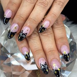MD Nail Spa - Midnight Kitty! By Holly