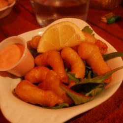 Trewellard Meadery - Fried prawns