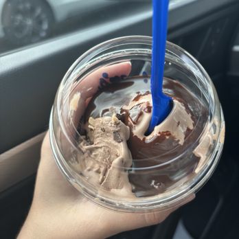 Culver's - Chocolate heath ice cream (flavor of the day) with hot fudge - Fast Food Near Me - Gainesville, Florida Culver's - Chocolate heath ice cream (flavor of the day) with hot fudge - Fast Food Near Me - Gainesville, Florida