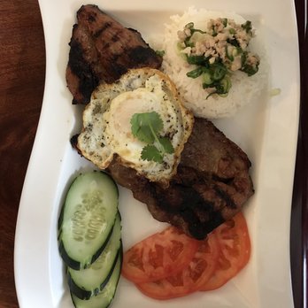 Angkor Cambodian Café - BBQ pork with steam rice - Cambodian Near Me - Eugene, Oregon Angkor Cambodian Café - BBQ pork with steam rice - Cambodian Near Me - Eugene, Oregon