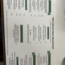 Breakfast Menu