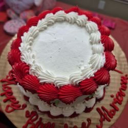 H-E-B - The chocolate cake smothered in the white icing.