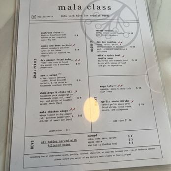 Mala Class - Szechuan Near Me - Los Angeles, California
