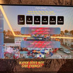 Balboa Fun Zone Arcade - Pricing for credit