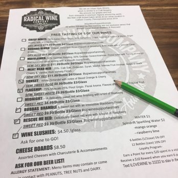 Radical Wine Company - Wine Tasting Room Near Me - Lehighton, Pennsylvania