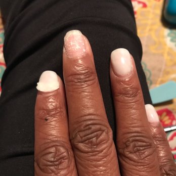 Annapolis Nails & Spa - Currently sitting here removing my gel nails due to them being horribly done! As I stated before, NEVER again! - Hair Removal Near Me - Annapolis, Maryland