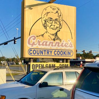 Grannie's Restaurant - a sign for grannie's country cooking - Breakfast & Brunch Near Me - Crystal River, Florida Grannie's Restaurant - a sign for grannie's country cooking - Breakfast & Brunch Near Me - Crystal River, Florida