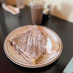 Crepes de Paris - Nutella Crepe and iced mocha