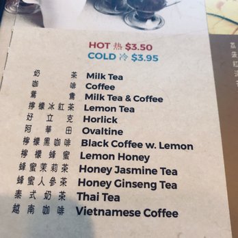 Hong Kong Cafe - Drinks menu - Chinese Near Me - Denver, Colorado Hong Kong Cafe - Drinks menu - Chinese Near Me - Denver, Colorado