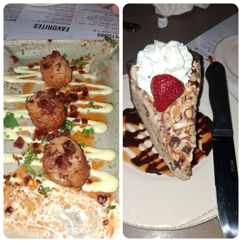 Bluewater Avalon - Seared Scallops w/Roasted Jalapeño Aioli & mud pie dessert - Seafood Near Me - Avalon, California Bluewater Avalon - Seared Scallops w/Roasted Jalapeño Aioli & mud pie dessert - Seafood Near Me - Avalon, California