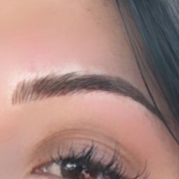 My eyebrows after second session. My eyebrows after second session.
