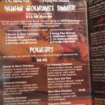 Hunan Palace - Menu - Chinese Near Me - El Paso, Texas