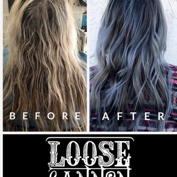Loose Cannon - Before and after by one of our talented stylists! - Hair Salons Near Me - Crossville, Tennessee Loose Cannon - Before and after by one of our talented stylists! - Hair Salons Near Me - Crossville, Tennessee