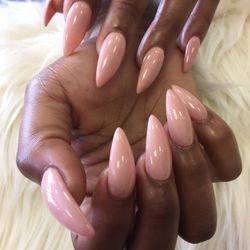 Tina's Salon & Spa - Stilettos nails with gel polish
