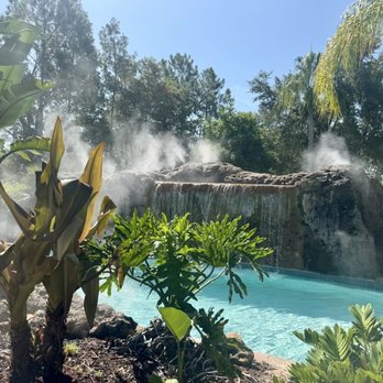 Hilton Orlando - View of lazy river - Hotels Near Me - Orlando, Florida