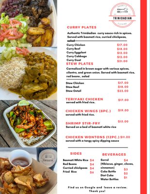 Menu photo 2 Kerry's Trinidadian Cuisine Walla Walla, WA Menu photo 2 Kerry's Trinidadian Cuisine Walla Walla, WA