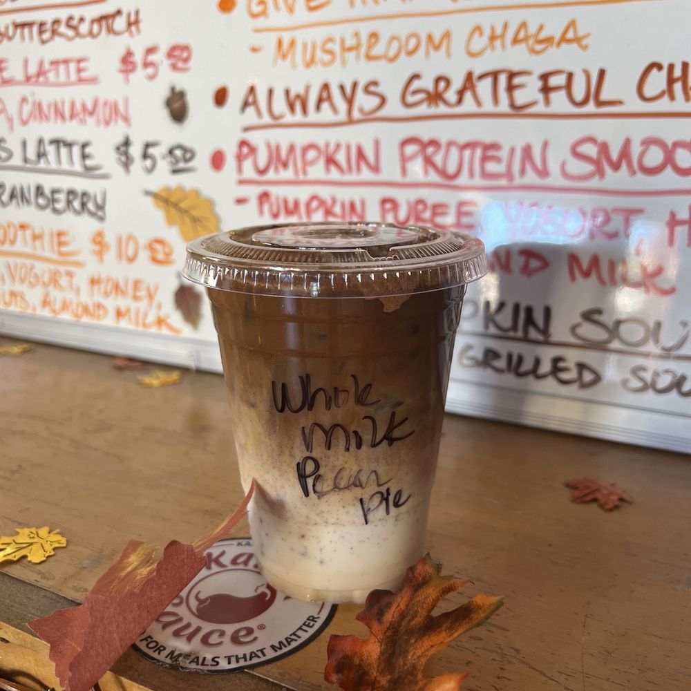 Karma Cafe - pecan pie latte - Coffee & Tea Near Me - San Francisco, California Karma Cafe - pecan pie latte - Coffee & Tea Near Me - San Francisco, California