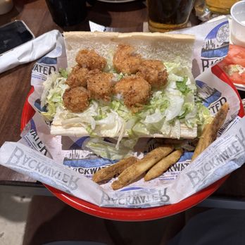 Backwater Grill - Shrimp po-boy - Seafood Near Me - Brandon, Mississippi