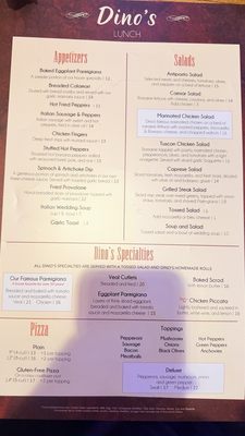 Menu photo 1 Dino's Restaurant Willowick, OH