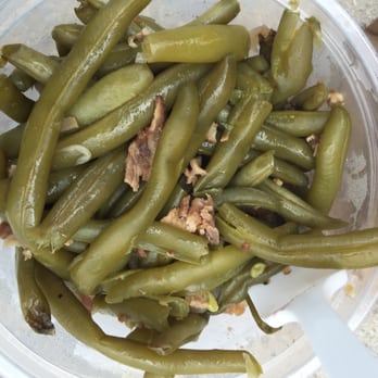 Mya's Fried Chicken - Slow cooked green beans with bacon and onion. Sides are small $3, medium $4, and large $6 - Food Trucks Near Me - Columbus, Ohio Mya's Fried Chicken - Slow cooked green beans with bacon and onion. Sides are small $3, medium $4, and large $6 - Food Trucks Near Me - Columbus, Ohio