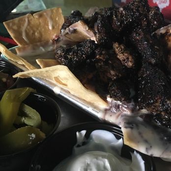 Lavaca Street Bar - Blackened brisket nachos. Legit. - Sports Bars Near Me - Austin, Texas