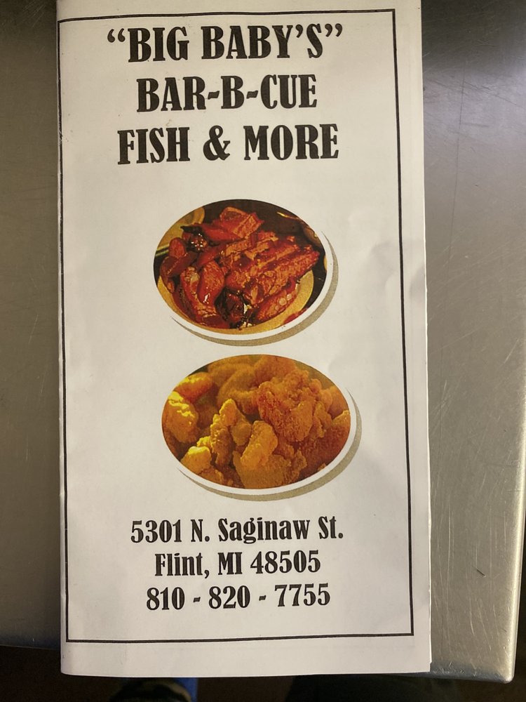 BIG BABY BBQ & FISH Updated October 2024 5301 Saginaw St, Flint
