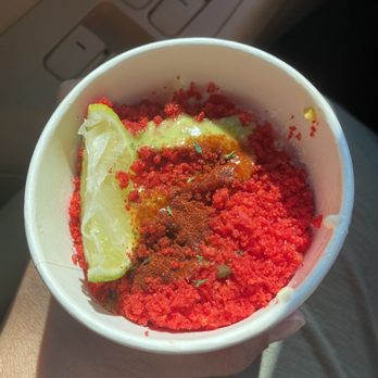 Zero Degrees Thornton - XXXTRA flamin hot Cheetos elotes - Coffee & Tea Near Me - Denver, Colorado