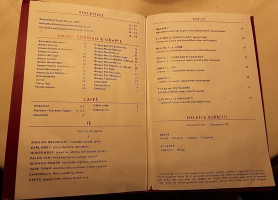 Menu photo 4 Felice 56 New York, NY
