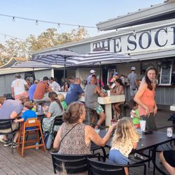 The Social at Lake Martin - Outdoor area is great casual lakeside dining.