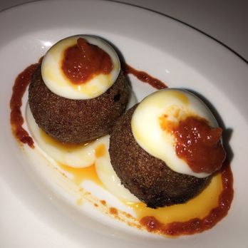 Tapeo - Bombeta- meatball and potato croquette with meat and - Tapas Bars Near Me - Barcelona, B