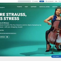 Dream Warrior Group - Pacific Symphony -  - Redesign and revamp the Tessitura shopping environment